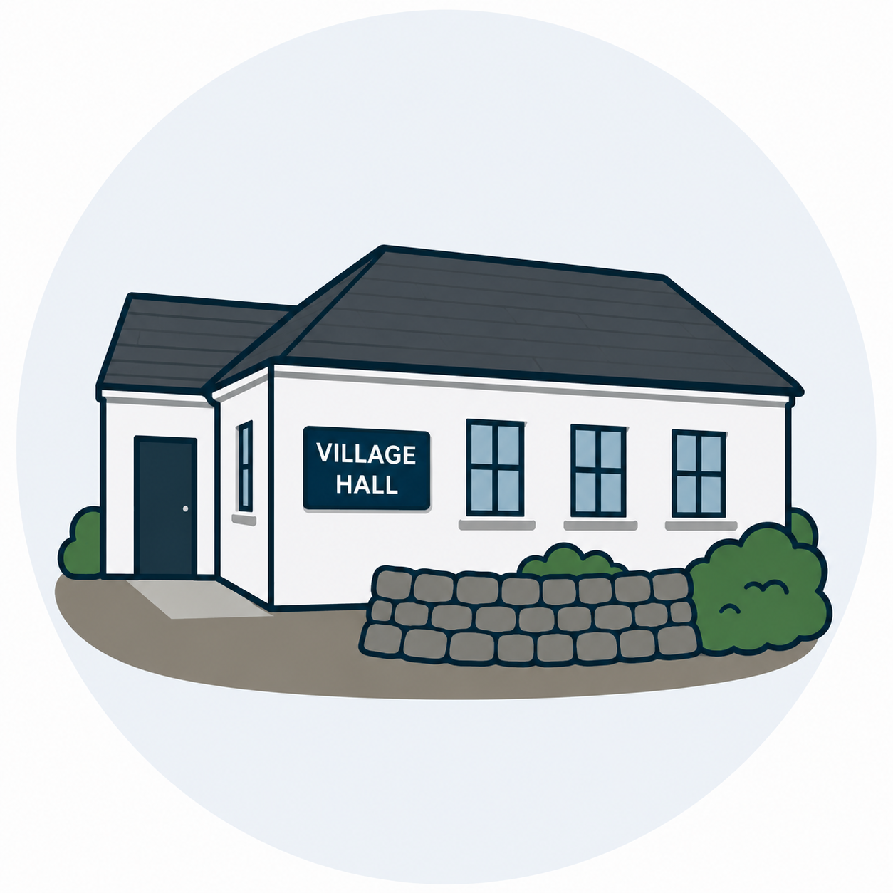 Book Village Hall Icon for village hall bookings